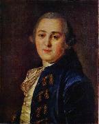 Fyodor Rokotov Portrait de Nikita A. Demidoff France oil painting artist